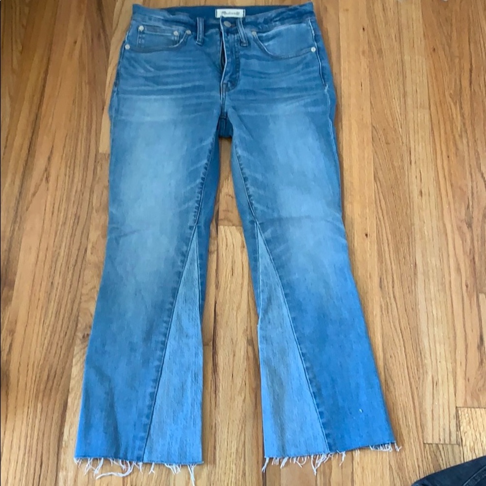 Madewell Cali Demi boot. High rise flare